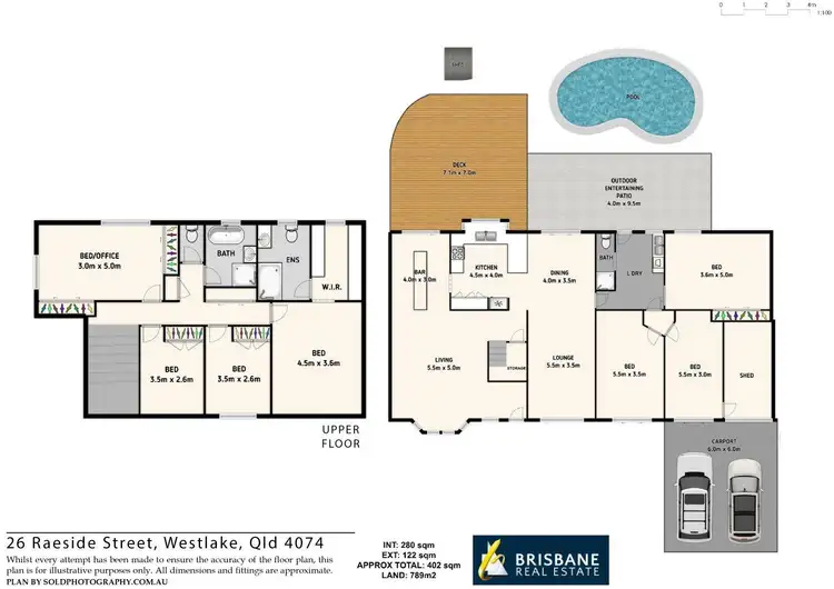 Floorplan of Homely house listing, 26 Raeside Street, Westlake QLD 4074