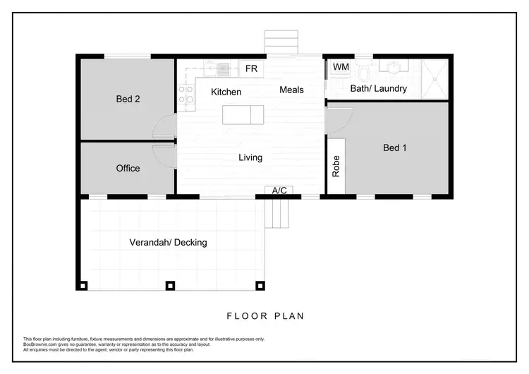 Floorplan of Homely house listing, 160 New West Road, Port Lincoln SA 5606