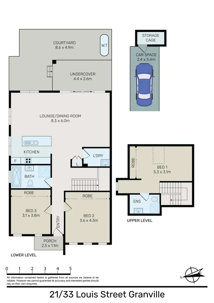 Floorplan of Homely townhouse listing, 21/33 Louis Street, Granville NSW 2142