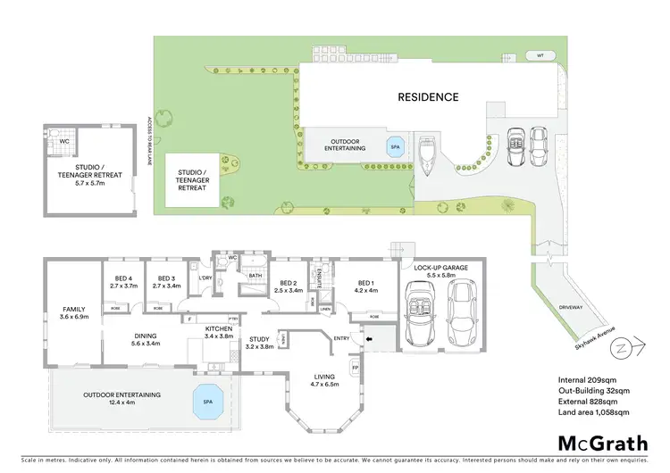 Floorplan of Homely house listing, 31A Skyhawk Avenue, Hamlyn Terrace NSW 2259