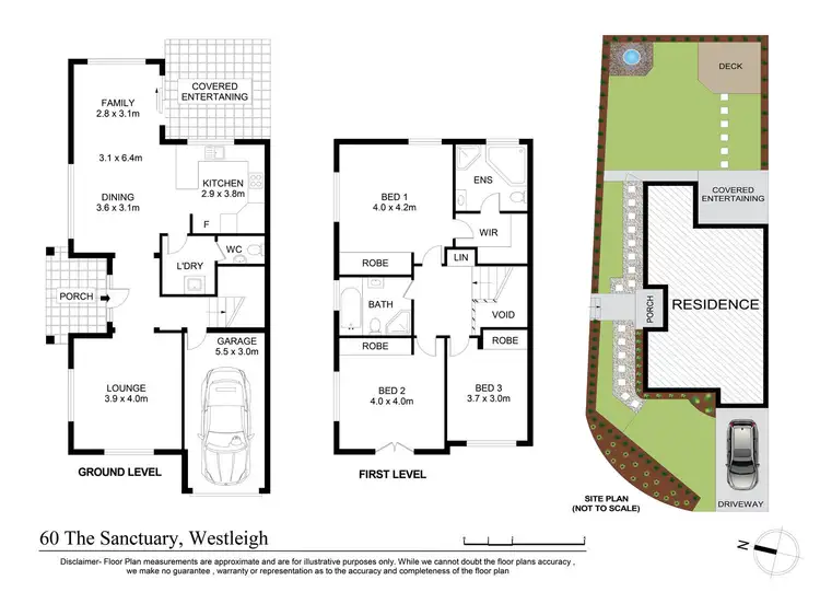 Floorplan of Homely house listing, 60 The Sanctuary, Westleigh NSW 2120