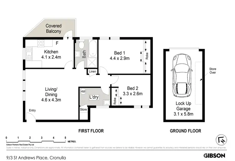 Floorplan of Homely apartment listing, 9/3 St Andrews Place, Cronulla NSW 2230
