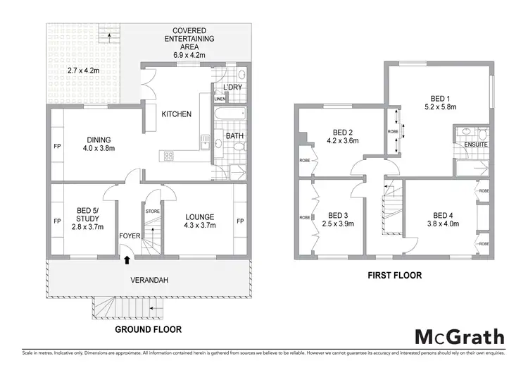 Floorplan of Homely semi-detached listing, 47-49 Lambie Street, Cooma NSW 2630