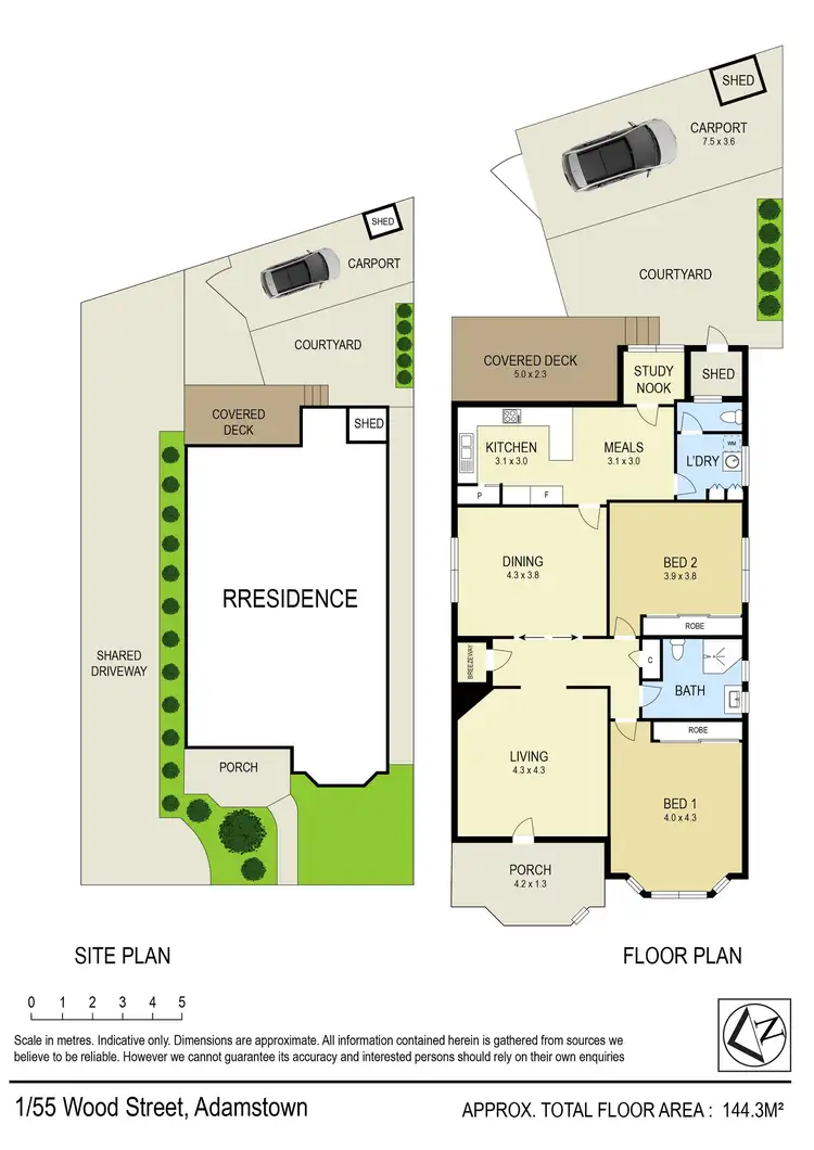 Floorplan of Homely house listing, 1/55 Wood Street, Adamstown NSW 2289