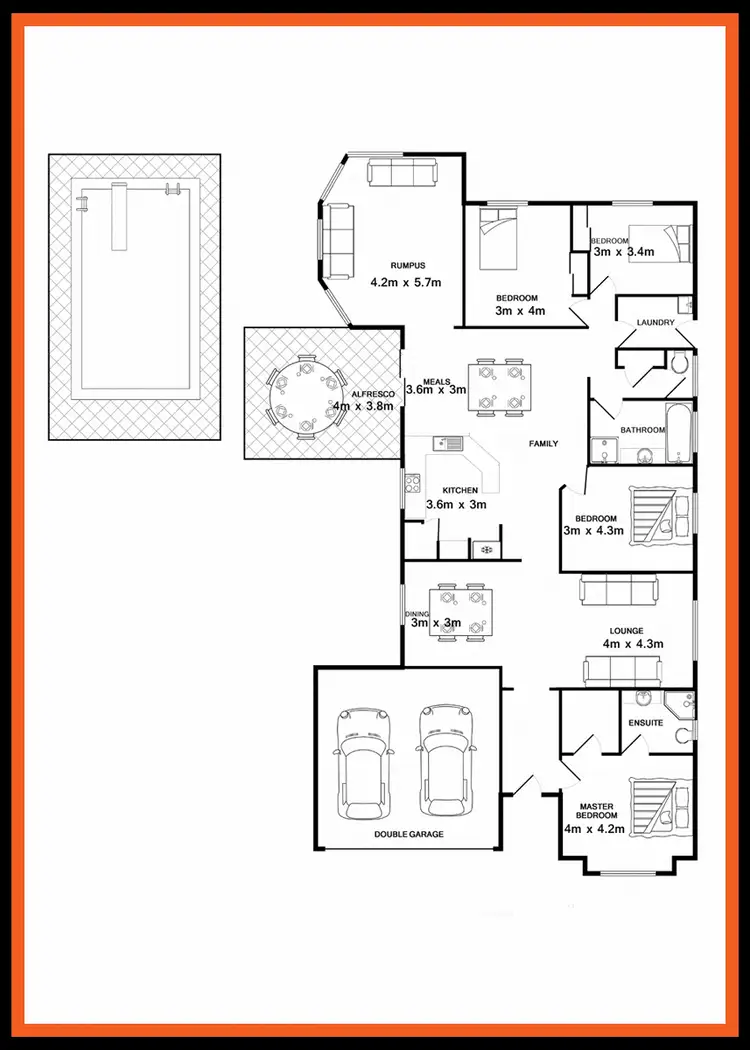 Floorplan of Homely house listing, 52 Columbus Circuit, Drewvale QLD 4116