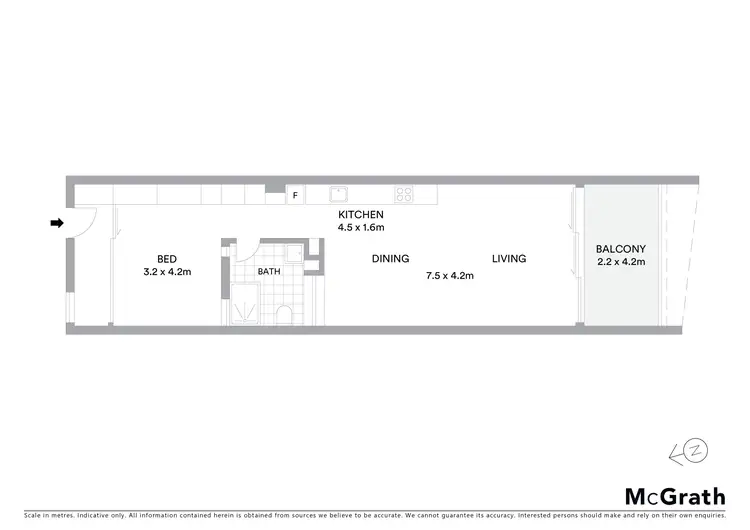Floorplan of Homely unit listing, 1410/25 Edinburgh Avenue, City ACT 2601