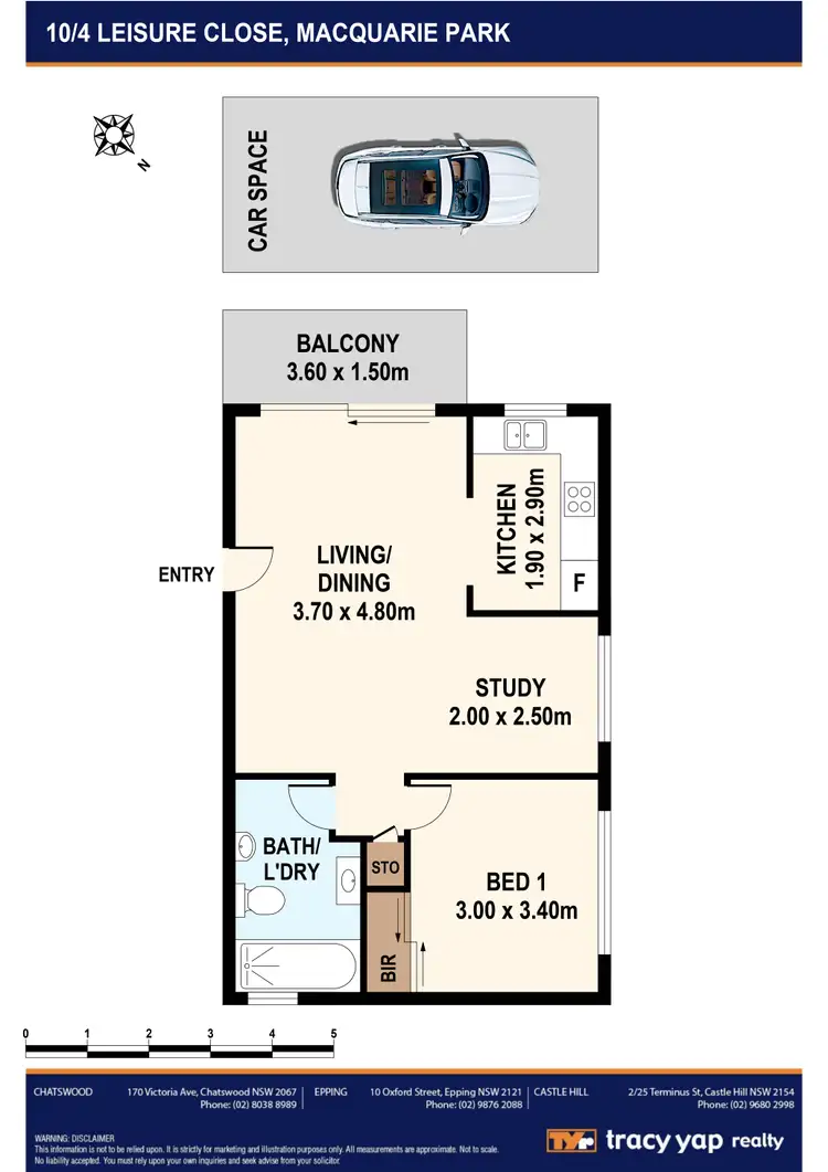 Floorplan of Homely unit listing, 10/4 Leisure Close, Macquarie Park NSW 2113