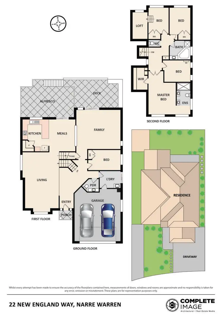 Floorplan of Homely house listing, 22 New England Way, Narre Warren VIC 3805