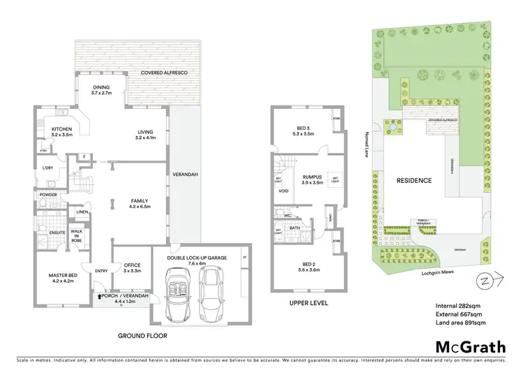Floorplan of Homely house listing, 6 Lochgoin Mews, Highton VIC 3216