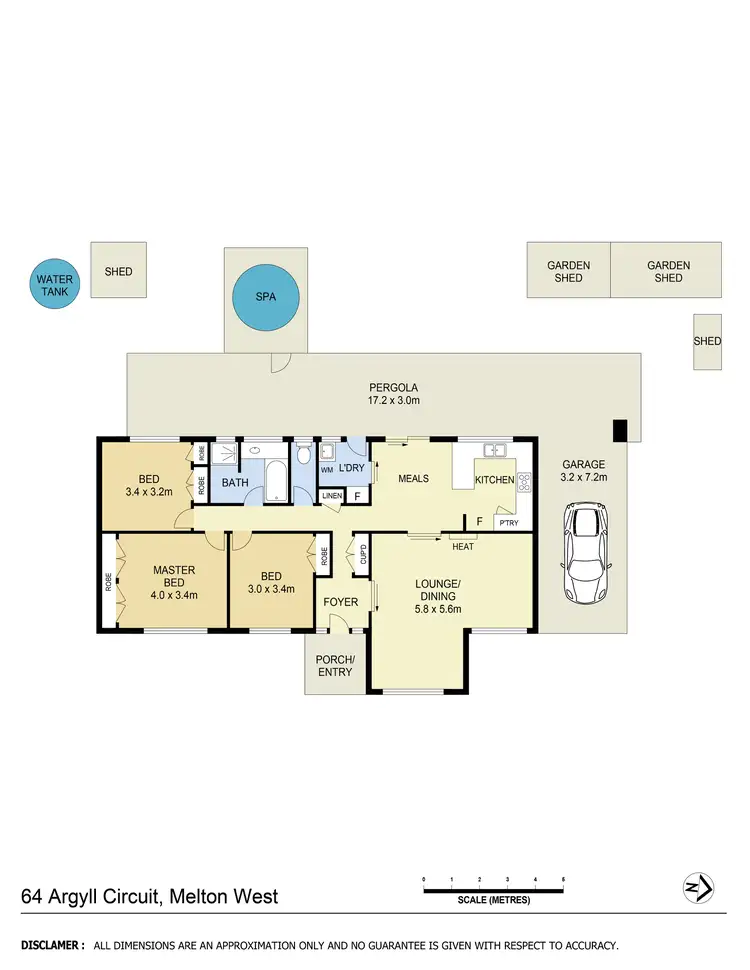 Floorplan of Homely house listing, 64 Argyll Circuit, Melton West VIC 3337