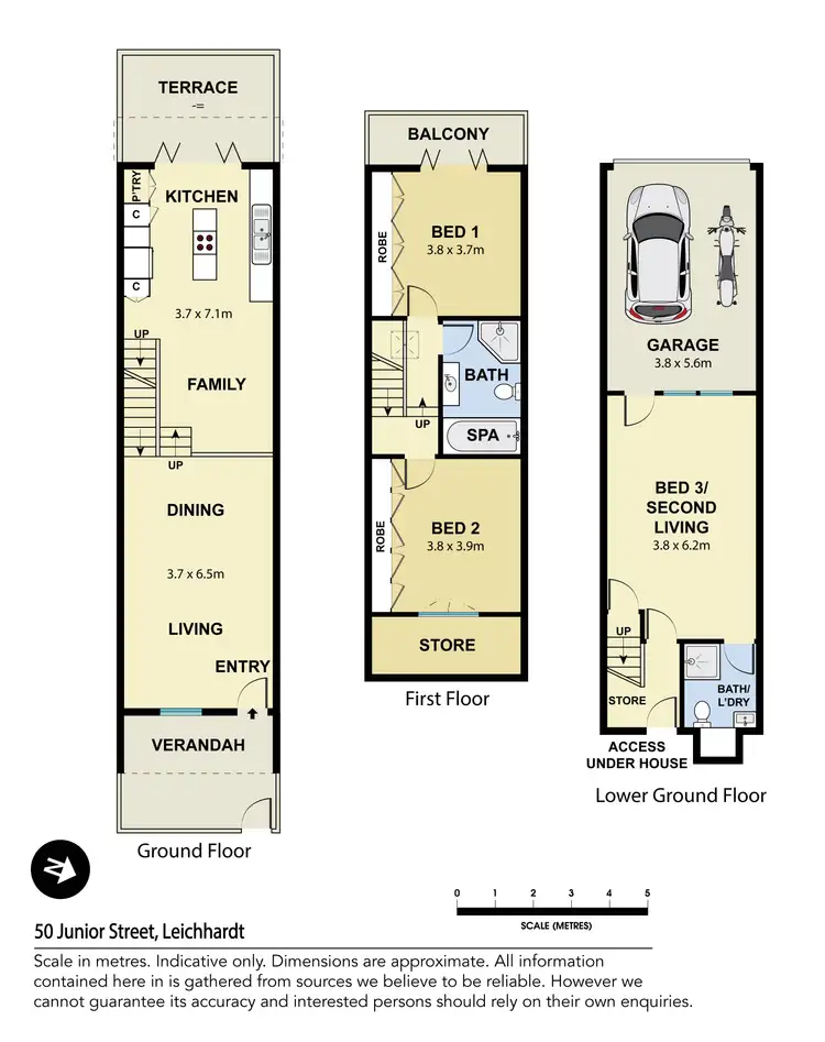 Floorplan of Homely house listing, 50 Junior Street, Leichhardt NSW 2040