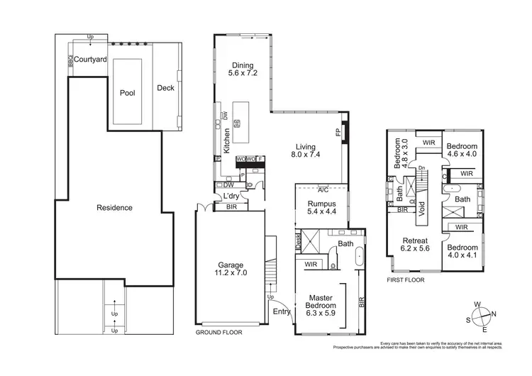 Floorplan of Homely house listing, 17 Balmoral Street, Essendon VIC 3040