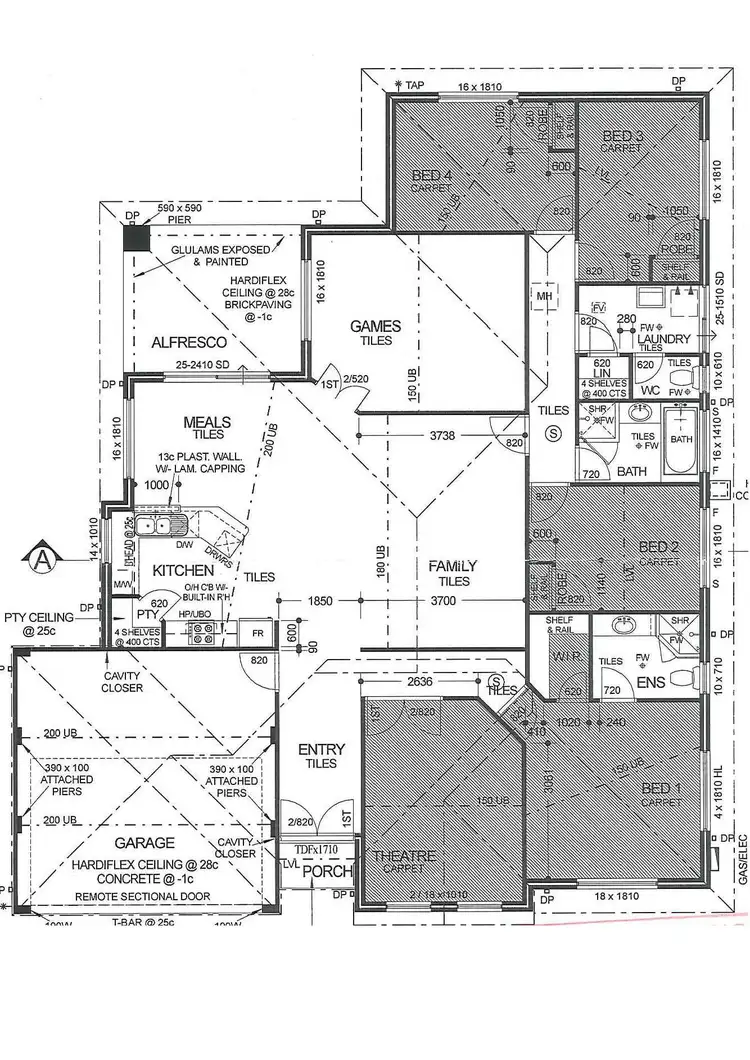 Floorplan of Homely house listing, 8 Echidna Court, Baldivis WA 6171