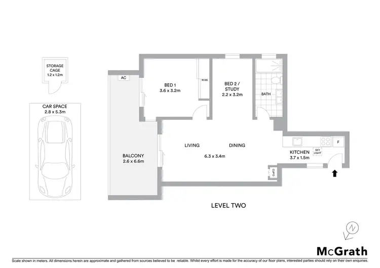 Floorplan of Homely apartment listing, 19/284 Bronte Road, Waverley NSW 2024