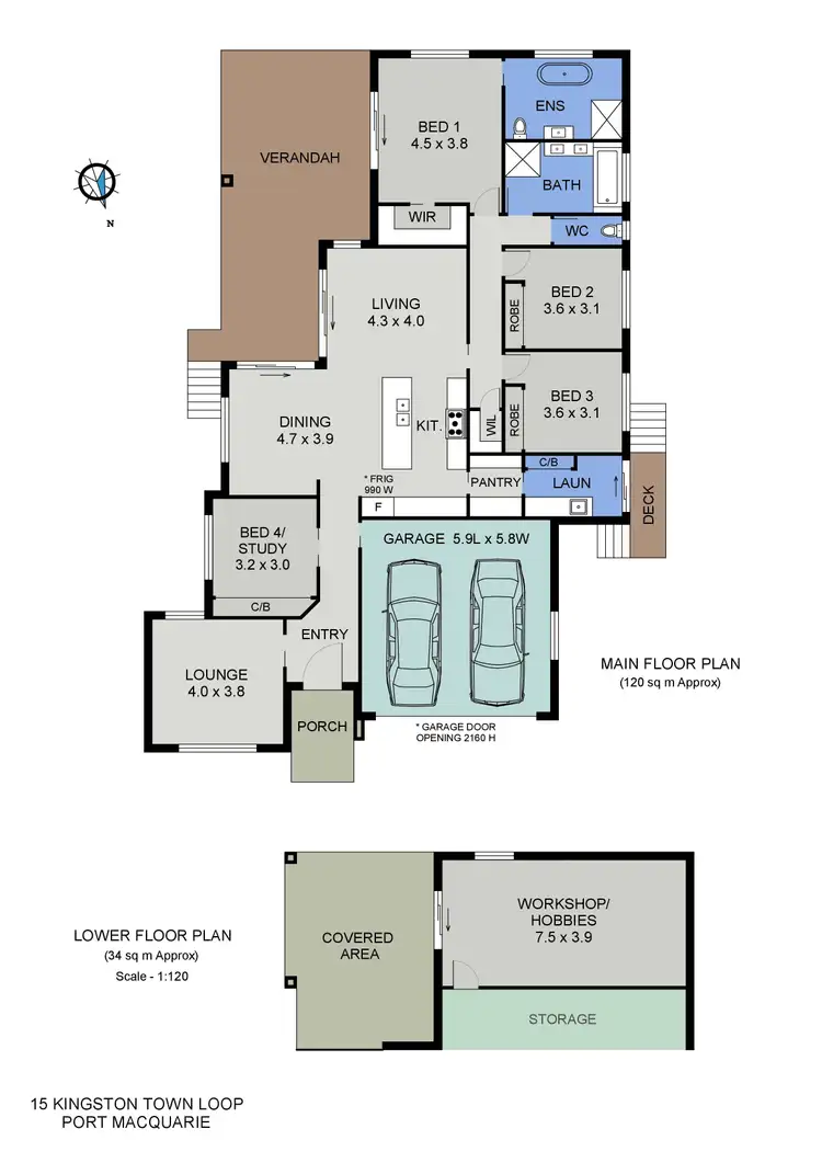 Floorplan of Homely house listing, 15 Kingston Town Loop, Port Macquarie NSW 2444
