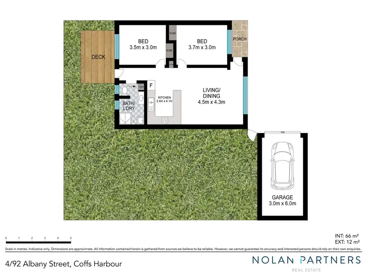 Floorplan of Homely unit listing, 4/92 Albany Street, Coffs Harbour NSW 2450