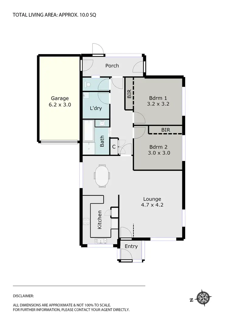 Floorplan of Homely unit listing, 4/1048 Howitt Street, Wendouree VIC 3355