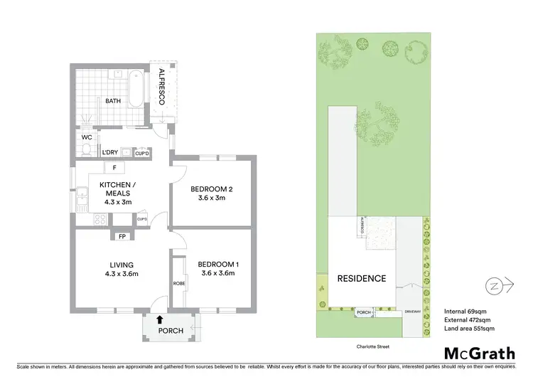 Floorplan of Homely house listing, 36 Charlotte Street, Sebastopol VIC 3356