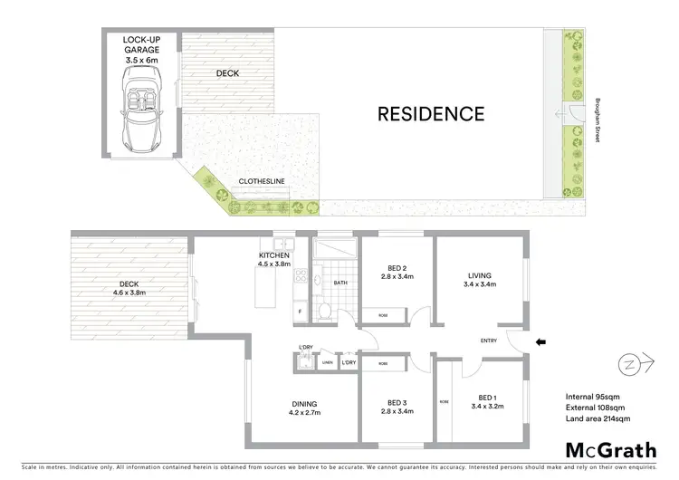Floorplan of Homely house listing, 205 Brougham Street, Soldiers Hill VIC 3350