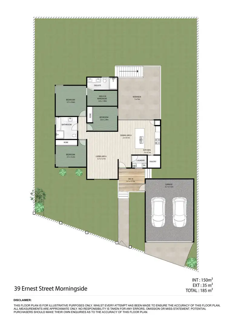 Floorplan of Homely house listing, 39 Ernest Street, Morningside QLD 4170