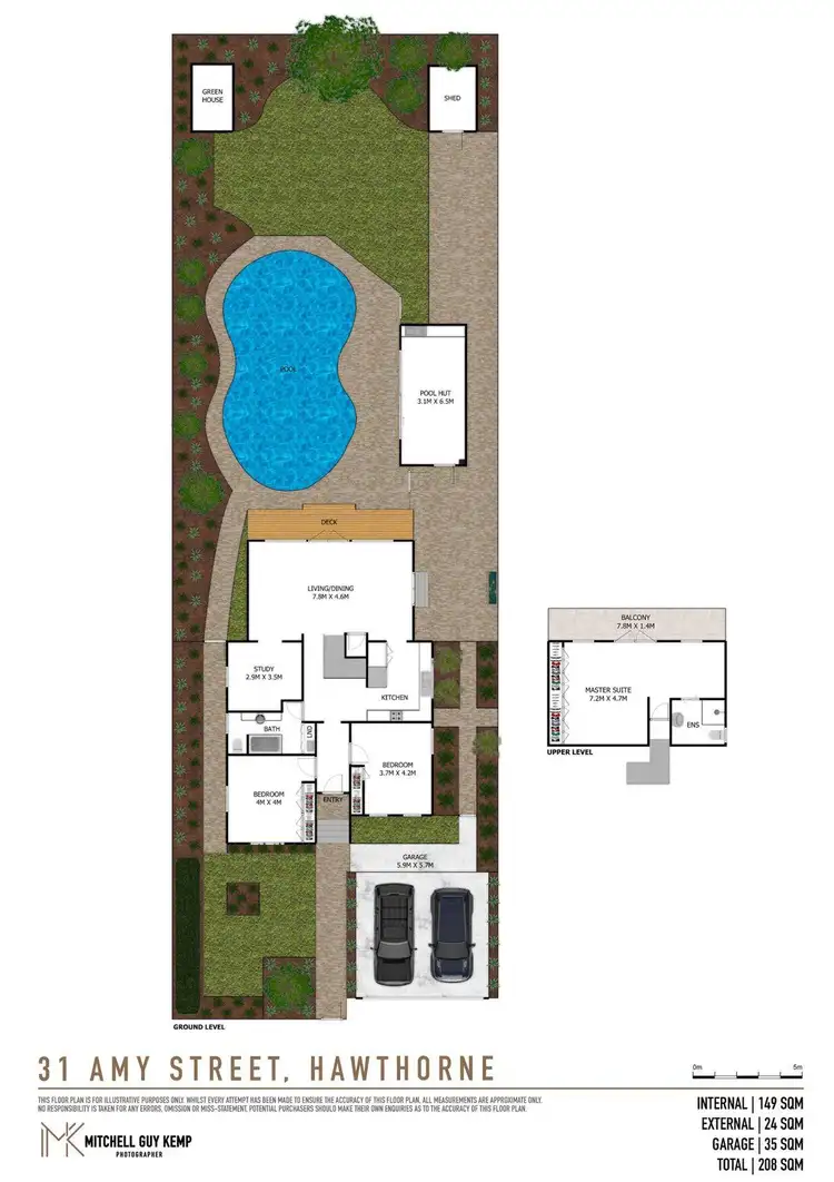 Floorplan of Homely house listing, 31 Amy Street, Hawthorne QLD 4171