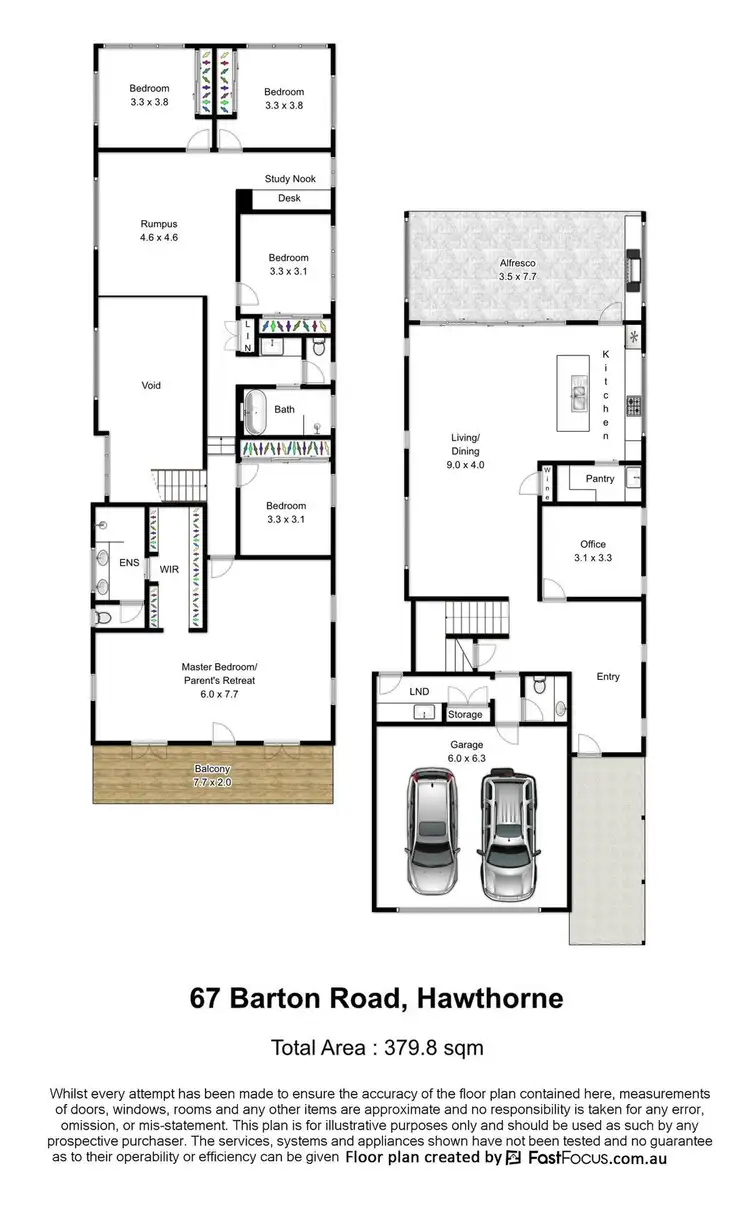 Floorplan of Homely house listing, Lot 67 Barton Road, Hawthorne QLD 4171