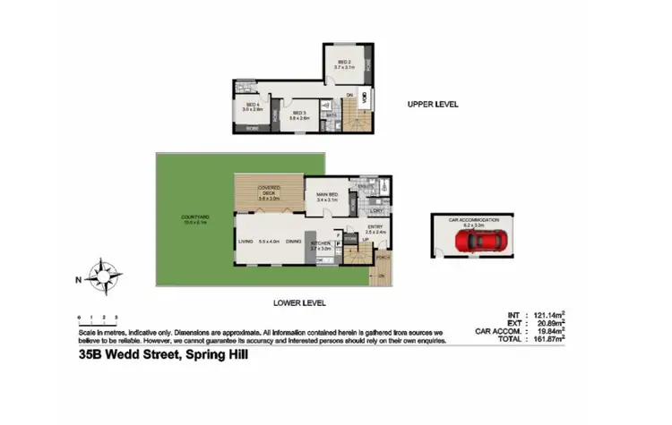 Floorplan of Homely house listing, 35b Wedd Street, Spring Hill QLD 4000