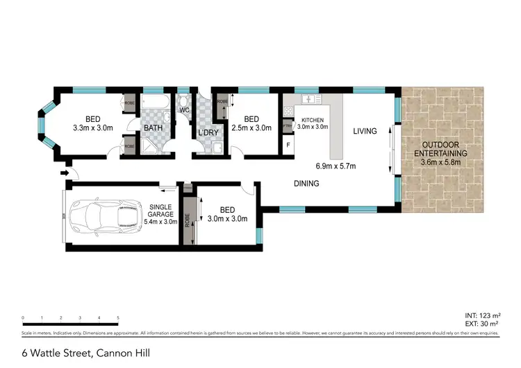 Floorplan of Homely house listing, 6 Wattle Street, Cannon Hill QLD 4170