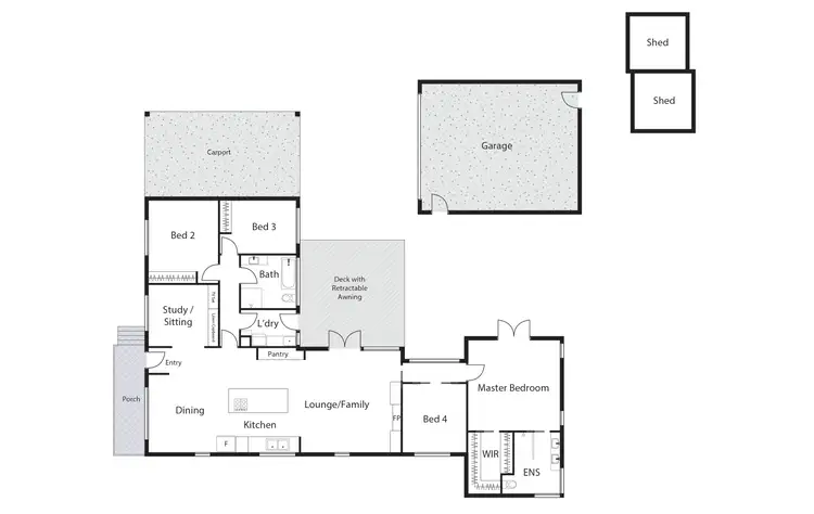 Floorplan of Homely house listing, 6 Roper Place, Chifley ACT 2606