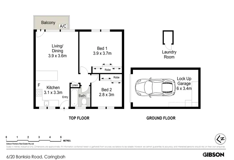Floorplan of Homely apartment listing, 6/20 Banksia Road, Caringbah NSW 2229