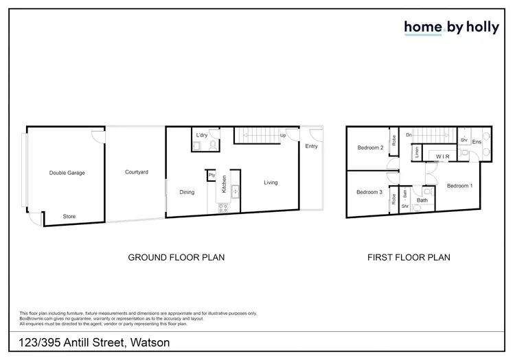 Floorplan of Homely townhouse listing, 123/395 Antill Street, Watson ACT 2602