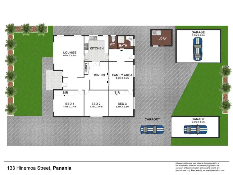 Floorplan of Homely house listing, 133 Hinemoa Street, Panania NSW 2213