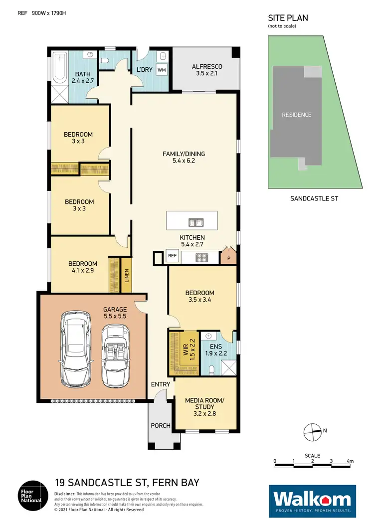 Floorplan of Homely house listing, 19 Sandcastle Street, Fern Bay NSW 2295