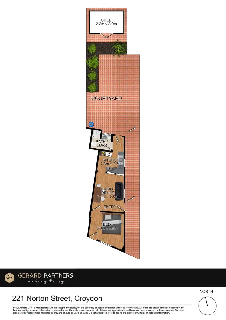 Floorplan of Homely house listing, 221 Norton Street, Croydon NSW 2132