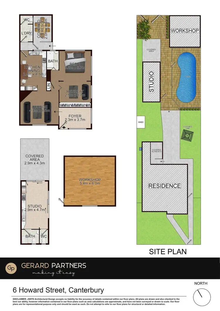 Floorplan of Homely house listing, 6 Howard Street, Canterbury NSW 2193