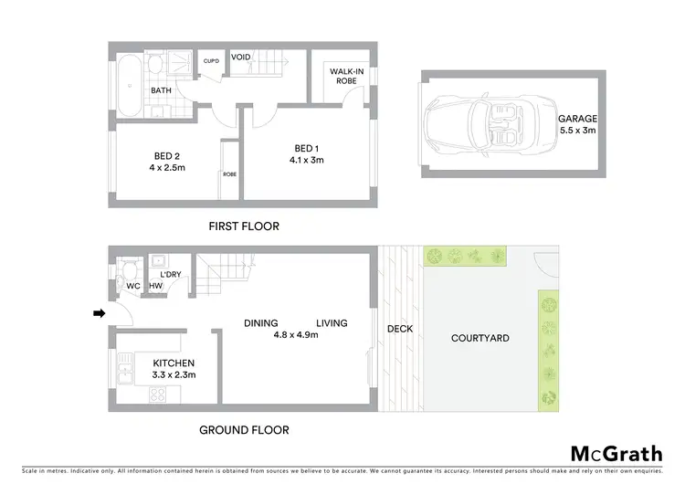 Floorplan of Homely townhouse listing, 21/23 Taranto Road, Marsfield NSW 2122