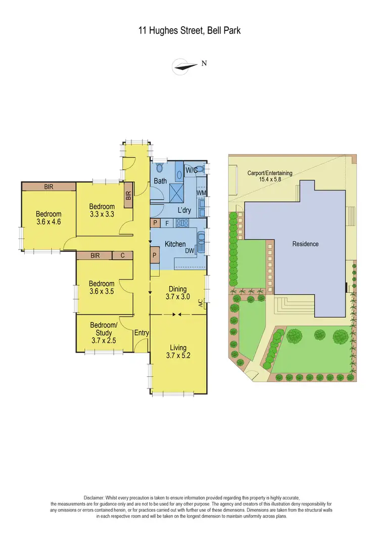 Floorplan of Homely house listing, 11 Hughes Street, Bell Park VIC 3215