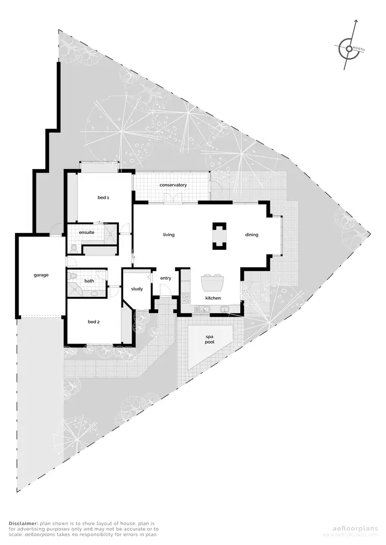 Floorplan of Homely house listing, 40a New South Wales Crescent, Barton ACT 2600