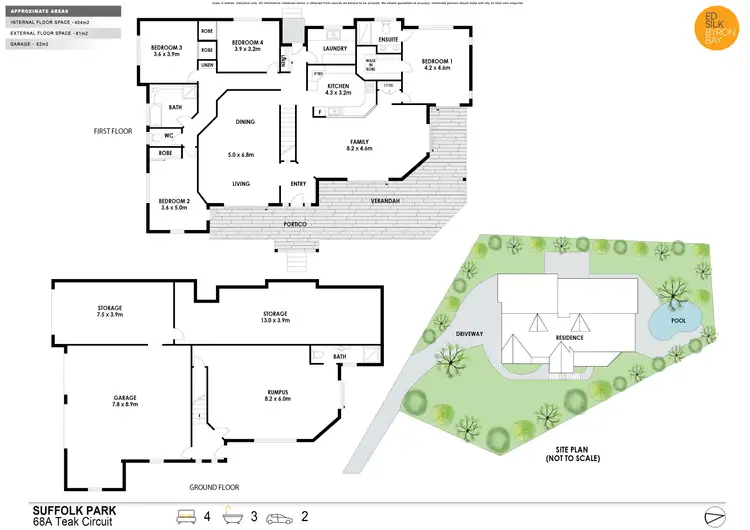 Floorplan of Homely house listing, 68A Teak Circuit, Suffolk Park NSW 2481