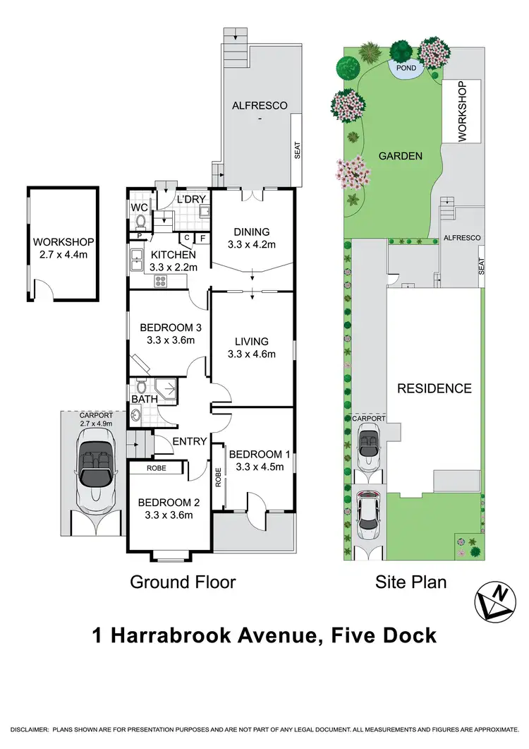 Floorplan of Homely house listing, 1 Harrabrook Avenue, Five Dock NSW 2046