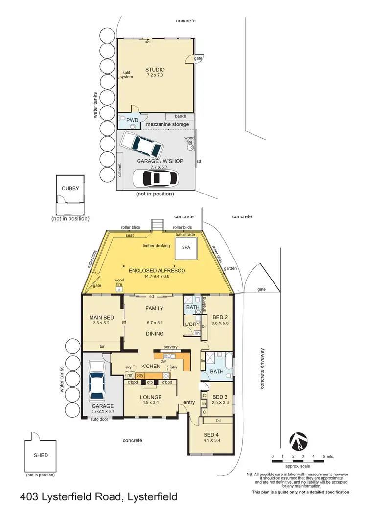 Floorplan of Homely house listing, 403 Lysterfield Road, Lysterfield VIC 3156