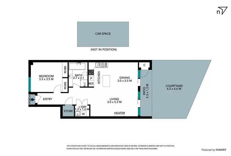 Floorplan of Homely unit listing, 6/19 Positano Way, Lalor VIC 3075
