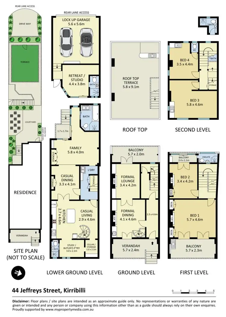 Floorplan of Homely house listing, 44 Jeffreys Street, Kirribilli NSW 2061