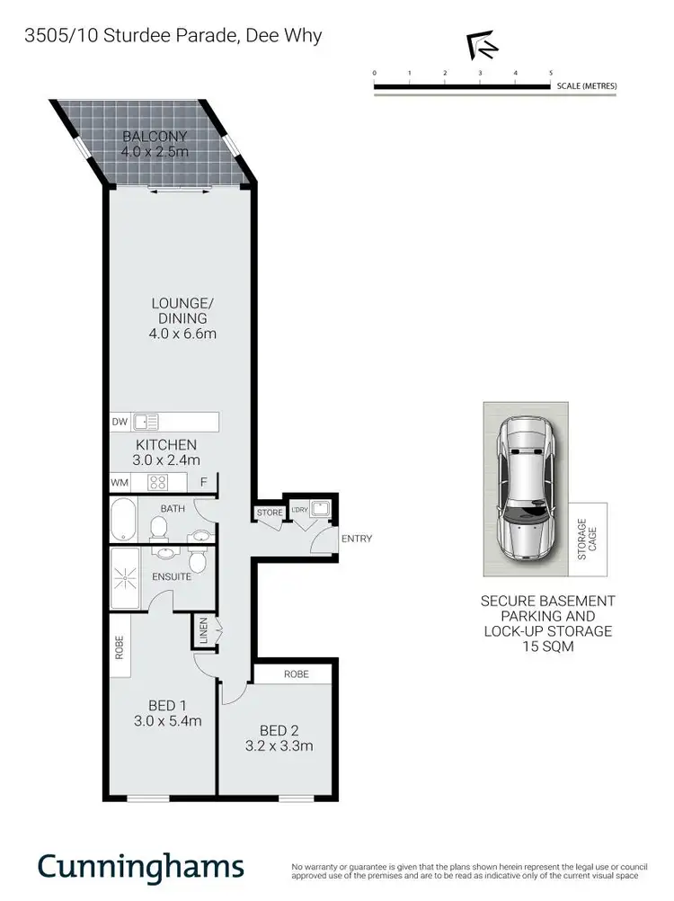 Floorplan of Homely apartment listing, 3505/10 Sturdee Parade, Dee Why NSW 2099