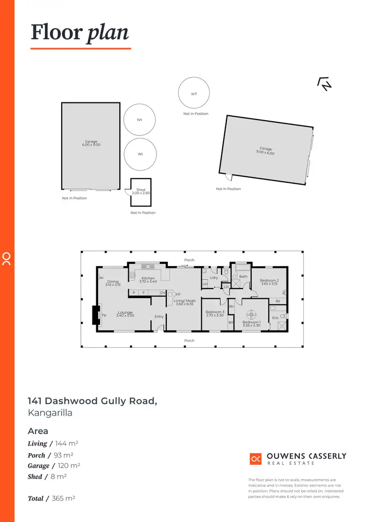 Floorplan of Homely rural property listing, 141 Dashwood Gully Road, Kangarilla SA 5157