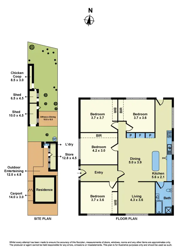 Floorplan of Homely house listing, 78 Rockbank Road, Ardeer VIC 3022