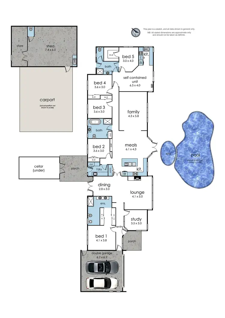 Floorplan of Homely house listing, 2 Homan Court, Warrandyte South VIC 3134
