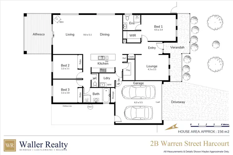 Floorplan of Homely house listing, 2B Warren Street, Harcourt VIC 3453