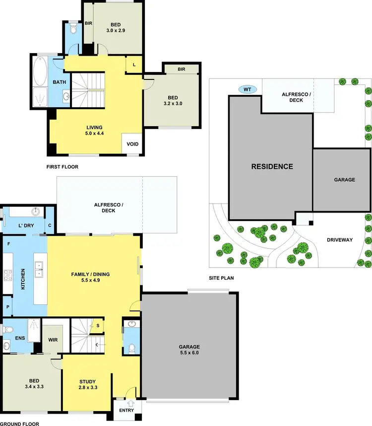 Floorplan of Homely house listing, 1B Dalton Drive, Tyabb VIC 3913