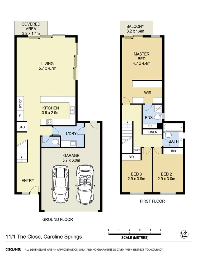 Floorplan of Homely townhouse listing, 11/1-5 The Close, Caroline Springs VIC 3023